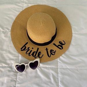 Bride to Be Sun Hat and Bride Sunglasses